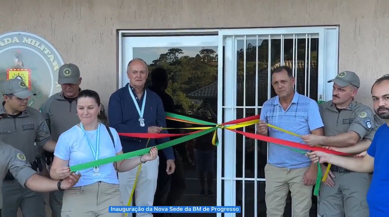  Inauguração do Novo Quartel da Brigada Militar de Progresso 