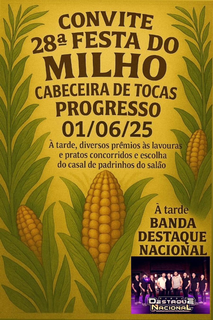 28º Festa do Milho em Cabeceira de Tocas Progresso 