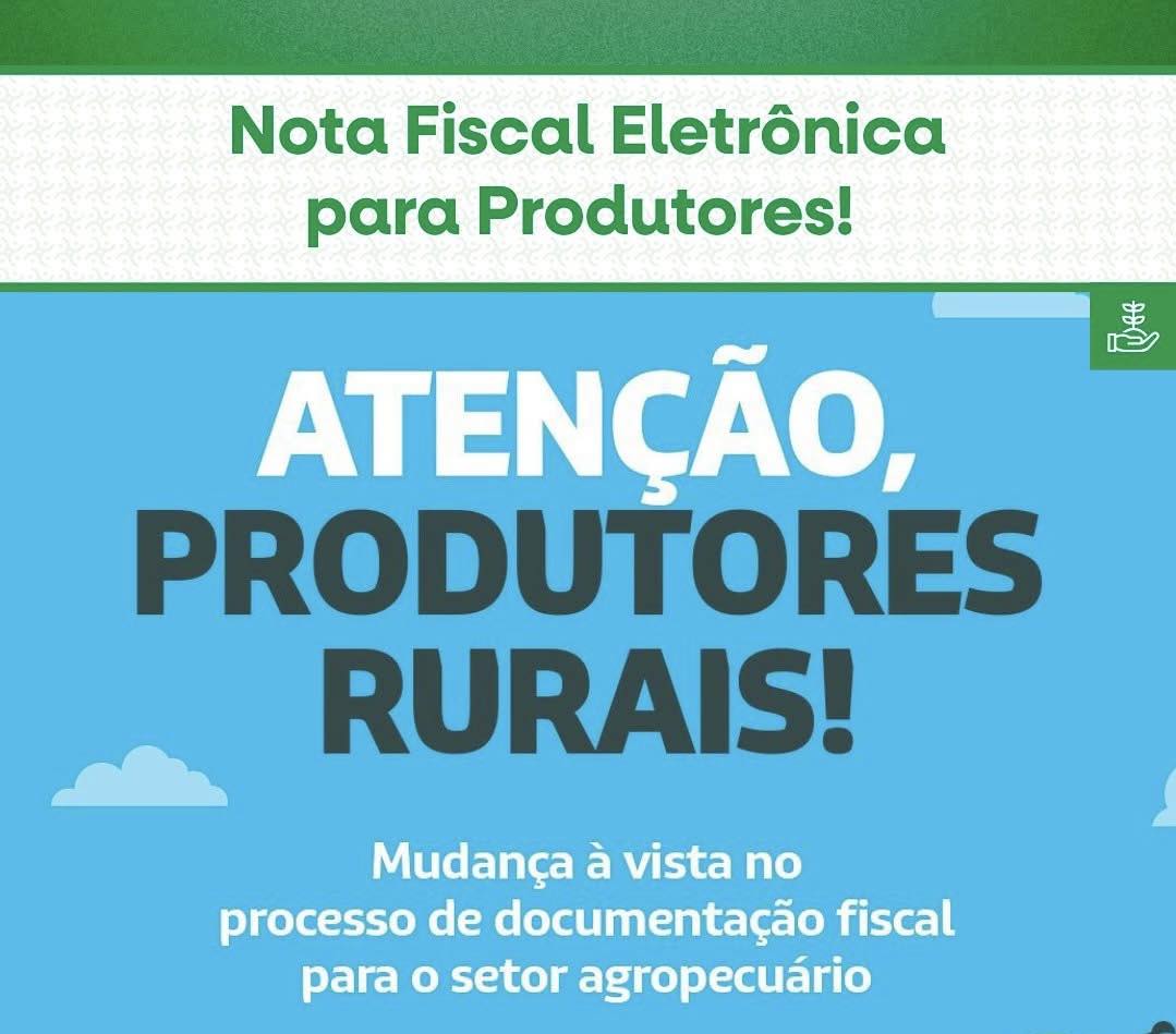 A partir de fevereiro, nota eletrônica passa a ser obrigatória para produtores rurais com receita bruta superior a R$ 360 mil
