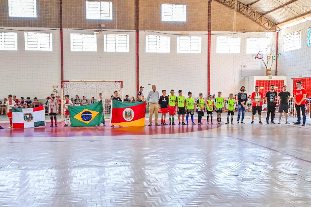 Abertura da XII Copa Meu Garoto de Futsal em Progresso