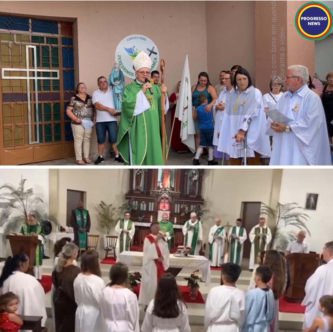 Abertura do Ano Jubilar na paróquia São João Batista em Boqueirão do Leão