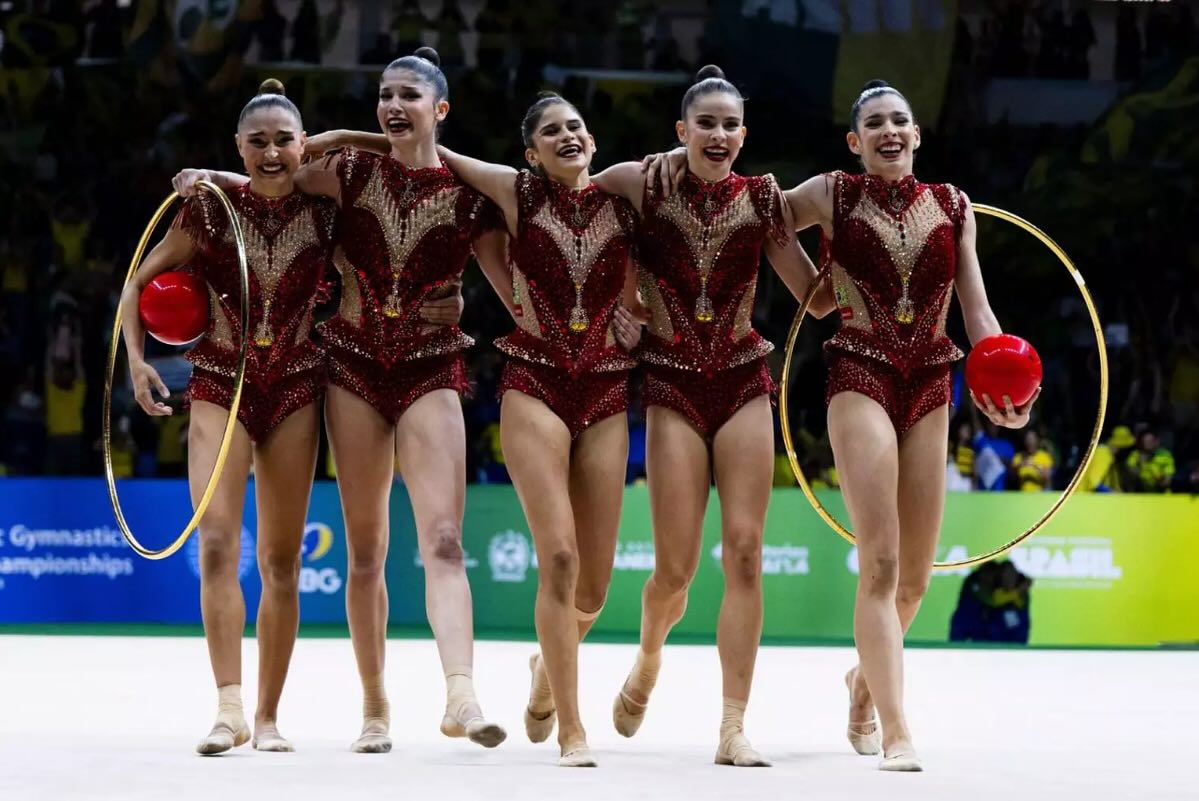 Brasil fica com a prata no Campeonato Mundial de Ginástica Rítmica