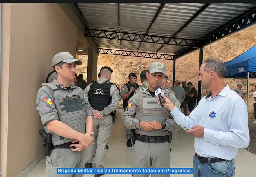 Brigada Militar realiza treinamento do Plano de Defesa das Cidades em Progresso