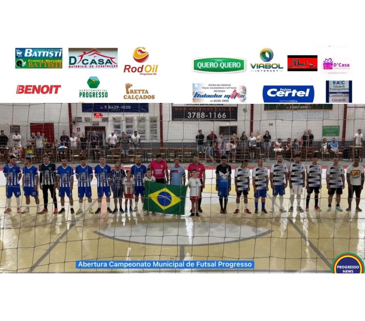 Começou o Campeonato Municipal de Futsal de Progresso 