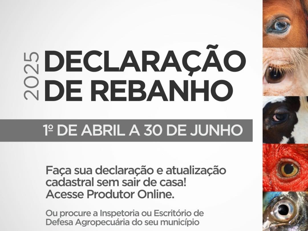 Declaração anual do rebanho 2025