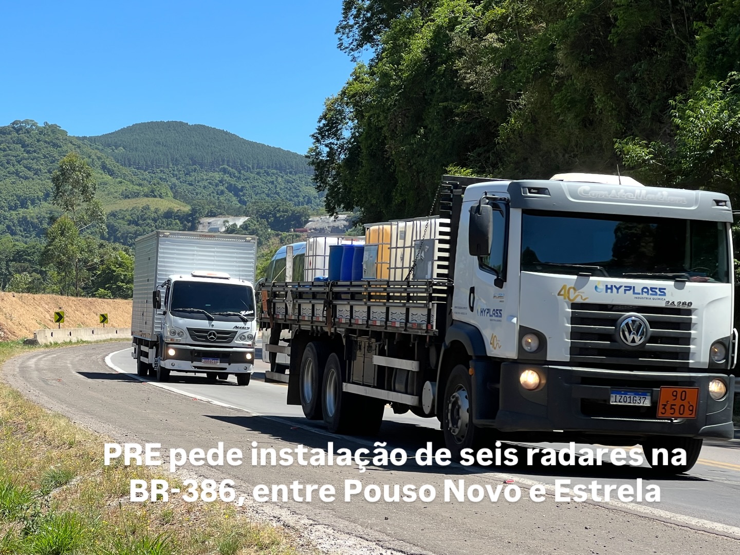 PRE pede instalação de seis radares na BR-386, entre Pouso Novo e Estrela