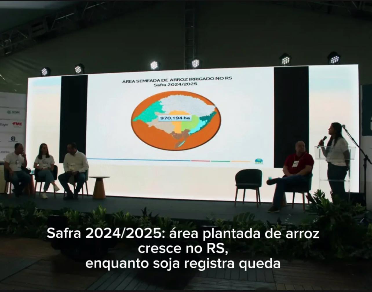 Safra 2024/2025: área plantada de arroz cresce no RS, enquanto soja registra queda