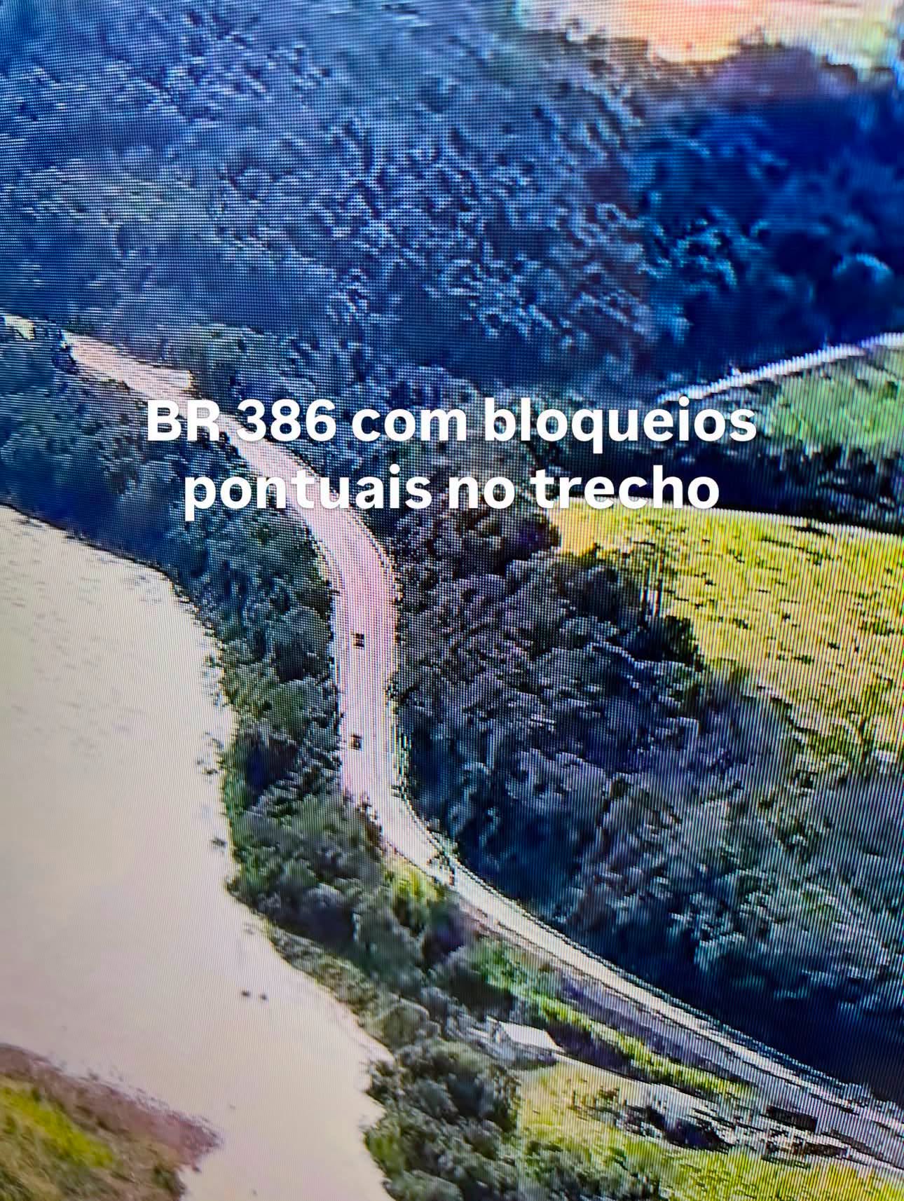 VIASUL REGISTRA BLOQUEIOS PONTUAIS PREVENTIVOS NA BR-386 EM RAZÃO DAS CHUVAS 